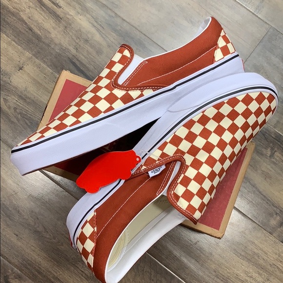 ••VANS CLASSIC SLIP-ON Checkerboard PicntTrWht Mns - Picture 8 of 16